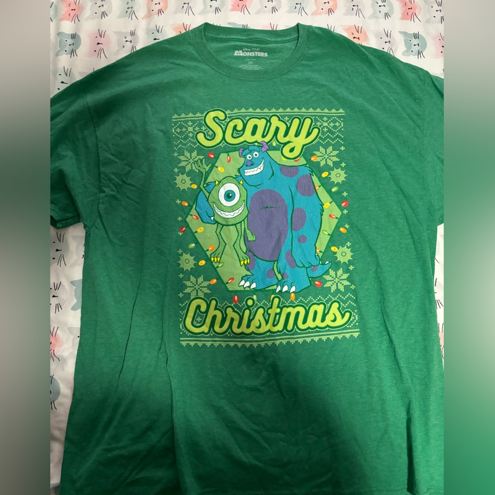 Disney Monsters Inc Christmas Top Size 2X